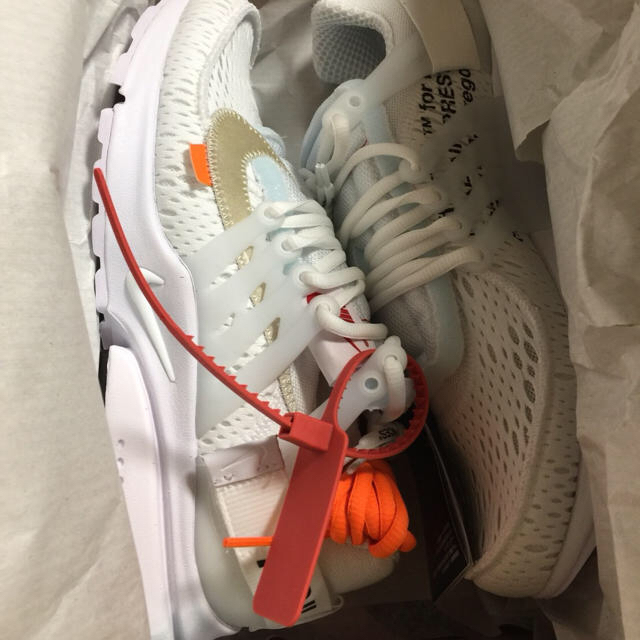 26cm nike off-white air presto white 白