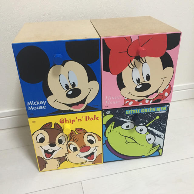 Disney(ディズニー)のディズニー 引き出し チェスト おもちゃ箱 CDケース インテリア/住まい/日用品の収納家具(棚/ラック/タンス)の商品写真