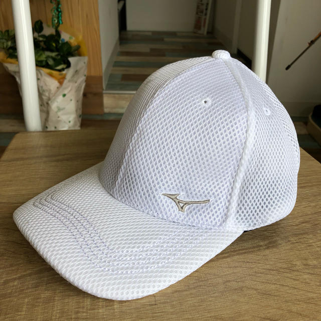 MIZUNO(ミズノ)のミズノ メッシュキャップ  ホワイト 白 フリーサイズ メンズの帽子(キャップ)の商品写真