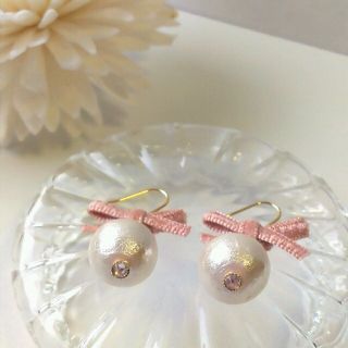 コットンパールピアス&マリンピアス(ピアス)