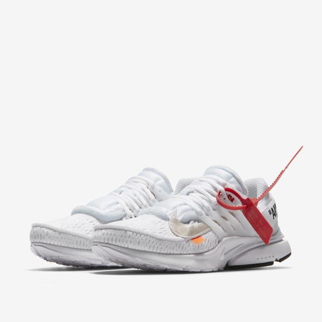 メンズOFF-WHITE c/o × NIKE AIR PRESTO White