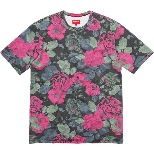 超希少L！　Supreme flowers tee logo Tシャツのサムネイル