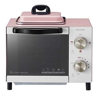 コイズミ☆オーブントースター 目玉焼き機能付き♪ ピンク(調理機器)