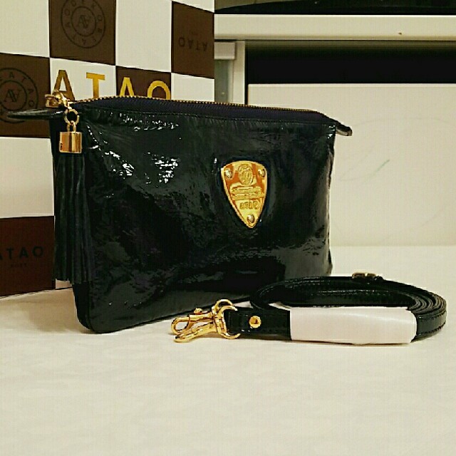 ATAO(アタオ)の《良品》アタオ　ブーブー　ネイビー　(箱無し) レディースのファッション小物(財布)の商品写真