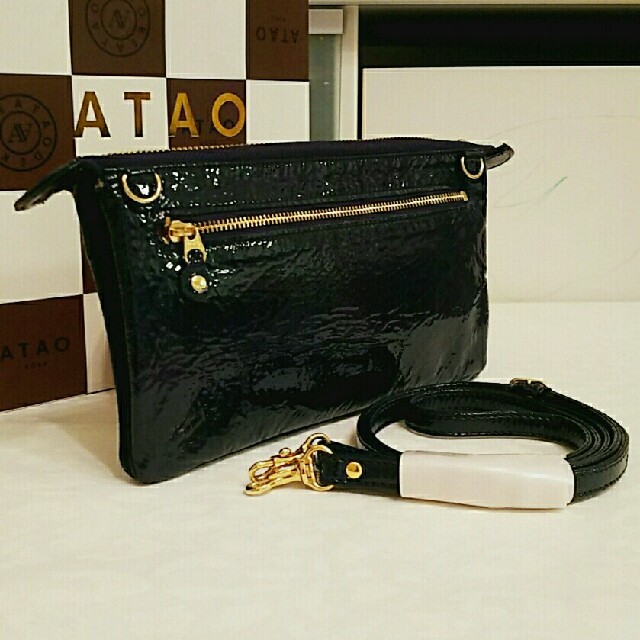 ATAO(アタオ)の《良品》アタオ　ブーブー　ネイビー　(箱無し) レディースのファッション小物(財布)の商品写真