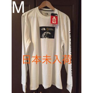 ザノースフェイス(THE NORTH FACE)の日本未入荷 ノースフェイス ナショジオ コラボ Tシャツ M(Tシャツ/カットソー(七分/長袖))