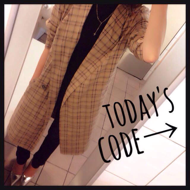 TODAYFUL(トゥデイフル)のtodayfulチェックガウン レディースのジャケット/アウター(ロングコート)の商品写真