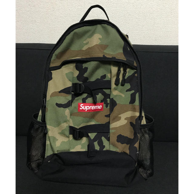 supreme 14ss backpack カモ柄 迷彩 バックパック - バッグパック/リュック