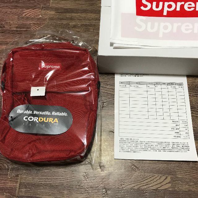 国内正規品　18SS Supreme　Shoulder Bag Red