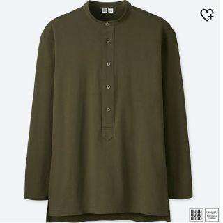 ユニクロ(UNIQLO)のユニクロユー ユニクロU スーピマコットン プルオーバーシャツ ノーカラーシャツ(シャツ)