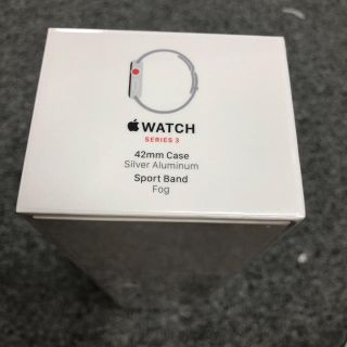 アップル(Apple)の未開封 AppleWatch 42mm  Series3 Gps+Celluar(その他)