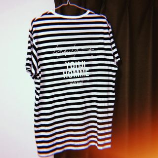 ヨウジヤマモト(Yohji Yamamoto)の【確実正規品】yohji yamamoto スタッフ Tシャツ 半袖 ボーダー(Tシャツ/カットソー(半袖/袖なし))