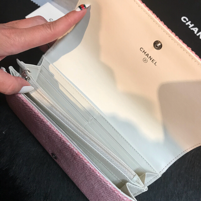 CHANEL(シャネル)のCHANEL 正規品ドーヴィル長財布♡美品 レディースのファッション小物(財布)の商品写真