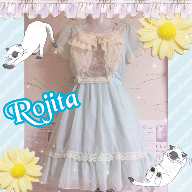 ROJITA(ロジータ)のROJITA＊シフォンワンピース レディースのワンピース(ひざ丈ワンピース)の商品写真