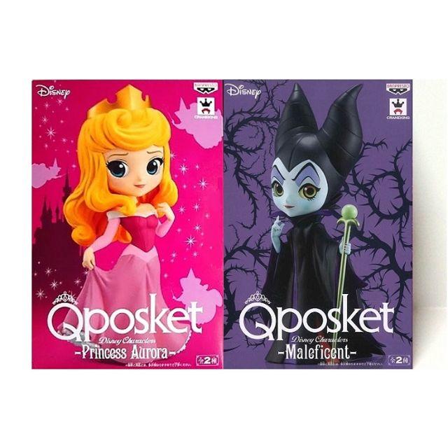 BANPRESTO(バンプレスト)の新品 送料込 Qposket Disney オーロラ姫 マレフィセント セット エンタメ/ホビーのフィギュア(アニメ/ゲーム)の商品写真