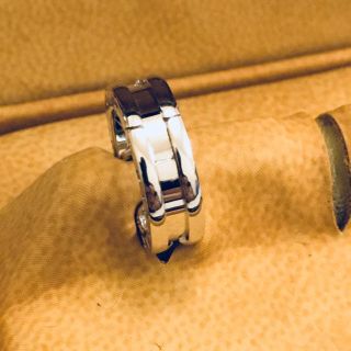 ブルガリ(BVLGARI)のラック様 ブルガリ ピアス 片耳 片方 R k18 ホワイトゴールド(ピアス)