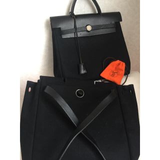 Hermes - エルメス エールバッグ 替えバッグ付 リュックサックに