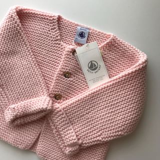 プチバトー(PETIT BATEAU)の専用です♡     日本 正規品 プチバトー ガーター編み(カーディガン/ボレロ)