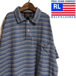 ラルフローレン(Ralph Lauren)の古着 ポロジーンズ  ラルフローレン ボーダー ポロシャツ(ポロシャツ)