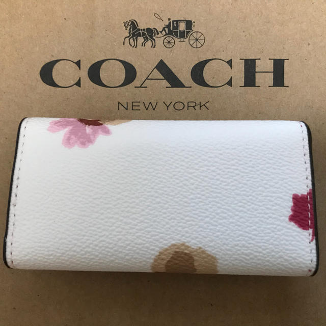 国際ブランド】 週末限定☆花柄、COACH（コーチ） 6連キーケース | www