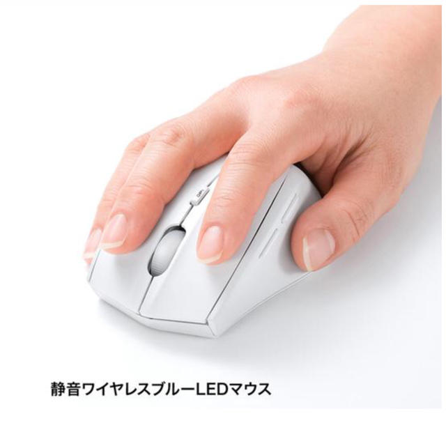 【新品】マウス付きワイヤレスキーボード ホワイト SKB-WL25SETW スマホ/家電/カメラのPC/タブレット(PC周辺機器)の商品写真