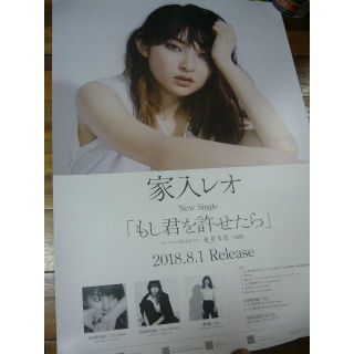  B2大 ポスター　家入レオ 　もし君を許せたら(印刷物)