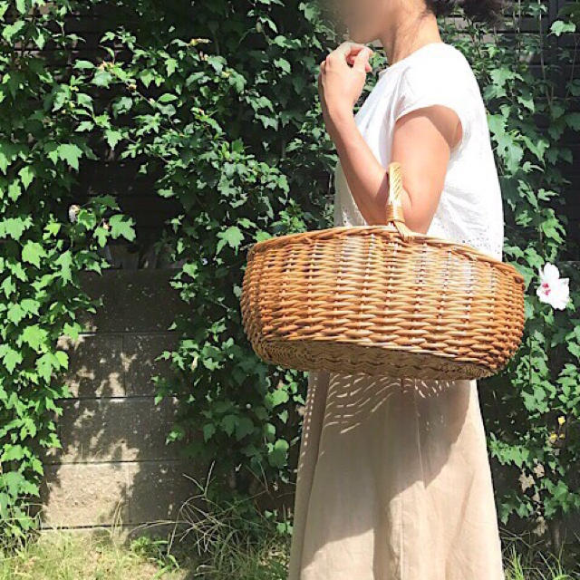柳かご 大きいサイズ レース布でも付き 買い物かご 収納バスケット オーバルの通販 by mikesse |ラクマ 柳かご 大きいサイズ レース布でも付き 買い物かご 収納バスケット オーバルの通販 by mikesse |ラクマ