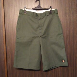 ディッキーズ(Dickies)のDickies ハーフパンツ 34 カーキ ダークグリーン ビンテージ(ワークパンツ/カーゴパンツ)