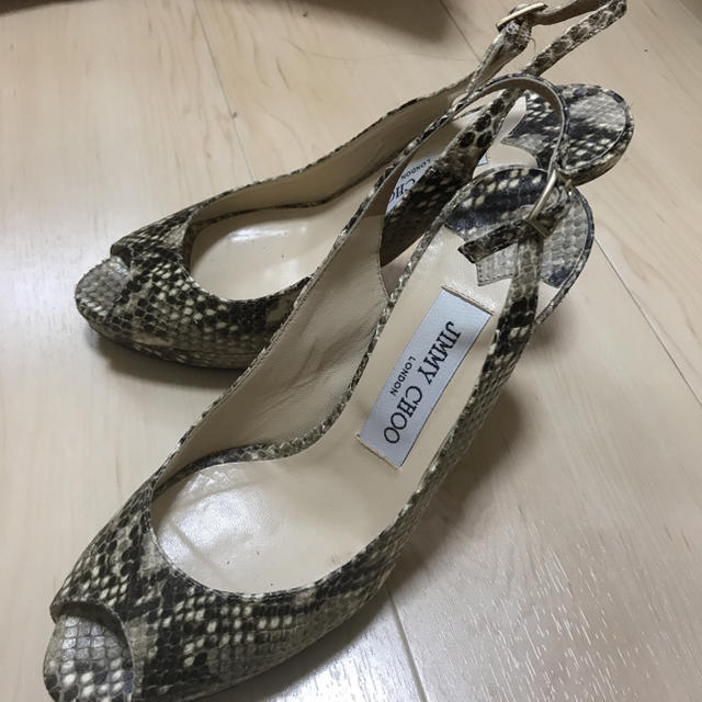 JIMMY CHOO - ジミーチュウ サンダル パイソンの通販 by プロフ必読プリンレンコン's shop｜ジミーチュウならラクマ