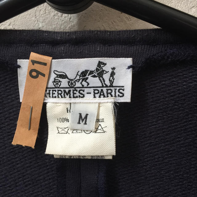 Hermes(エルメス)のエルメス スエット生地 ジャケット Mサイズ レディースのジャケット/アウター(ノーカラージャケット)の商品写真