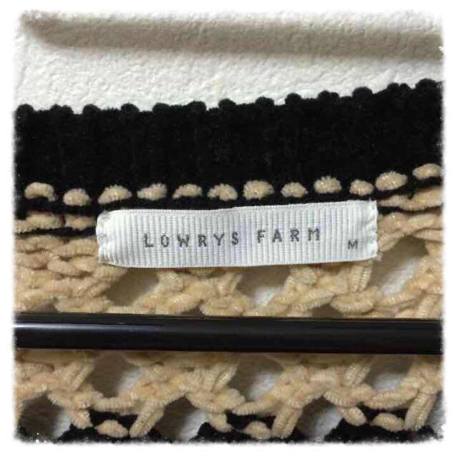 LOWRYS FARM(ローリーズファーム)のLOWRYS FARM 透かし編みニット レディースのトップス(ニット/セーター)の商品写真