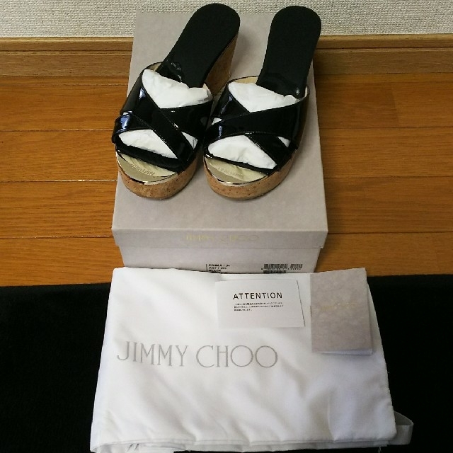 JIMMY CHOO(ジミーチュウ)のhaa様専用　新品未使用　ジミーチュウ　コルク　サンダル レディースの靴/シューズ(サンダル)の商品写真