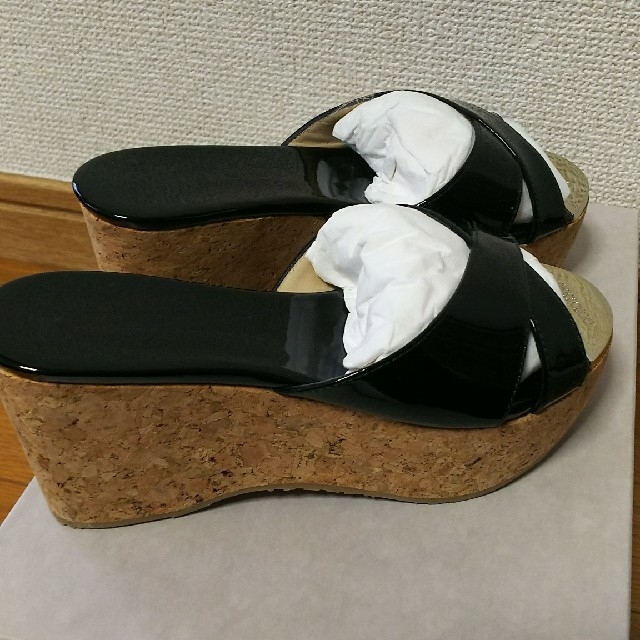 JIMMY CHOO(ジミーチュウ)のhaa様専用　新品未使用　ジミーチュウ　コルク　サンダル レディースの靴/シューズ(サンダル)の商品写真