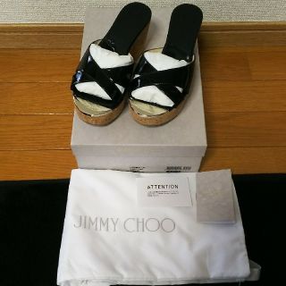 ジミーチュウ(JIMMY CHOO)のhaa様専用　新品未使用　ジミーチュウ　コルク　サンダル(サンダル)