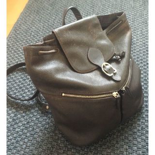 ロンシャン(LONGCHAMP)の★ #19 LONGCHAMPの茶色革リュック ★(リュック/バックパック)