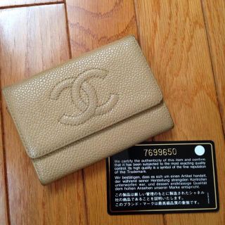 シャネル(CHANEL)のシャネル♡キャビアスキン♡カード入れ(名刺入れ/定期入れ)