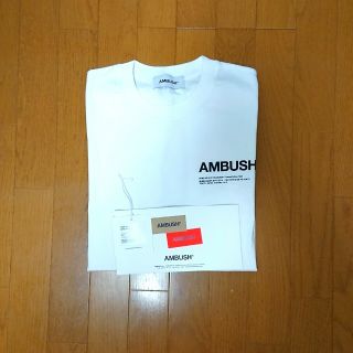 アンブッシュ(AMBUSH)のAMBUSH AW18 Tシャツ white 新品未着用(Tシャツ/カットソー(半袖/袖なし))