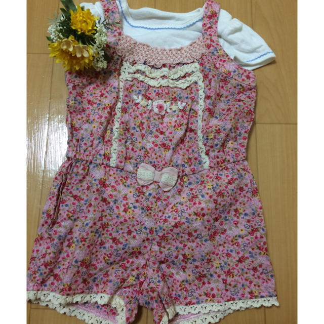 Souris(スーリー)のスーリー♡コンビミニロンパースセット キッズ/ベビー/マタニティのベビー服(~85cm)(ロンパース)の商品写真