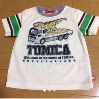 タカラトミー(Takara Tomy)の使用少☆トミカ☆恐竜シャツ☆100 (Tシャツ/カットソー)