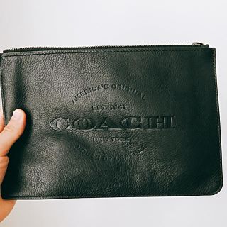 コーチ(COACH)のCOACH クラッチ セカンドバッグ ポーチ(セカンドバッグ/クラッチバッグ)