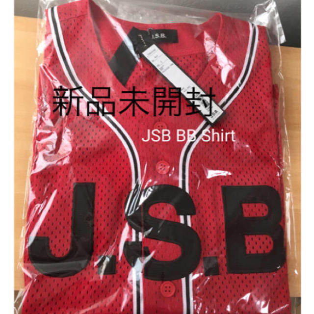 三代目 J Soul Brothers(サンダイメジェイソウルブラザーズ)のJ.S.B. BB Shirt RED エンタメ/ホビーのタレントグッズ(その他)の商品写真