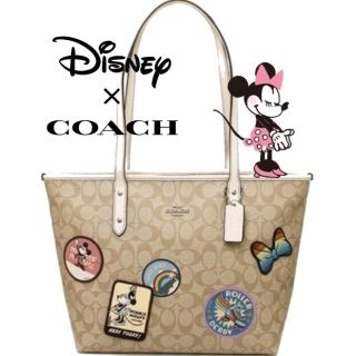 新品早い者勝ち❗COACH　ディズニーコラボ　トートバッグ