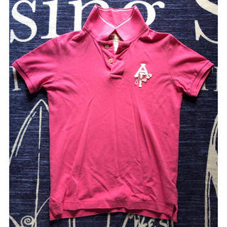 アバクロンビーアンドフィッチ(Abercrombie&Fitch)のアバクロ ポロ Ｓサイズ ピンク(ポロシャツ)