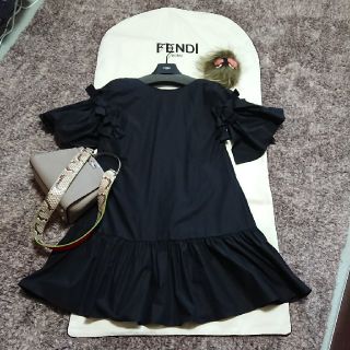 フェンディ(FENDI)の❤️値下げ‼️FENDIの可愛いワンピース(ひざ丈ワンピース)