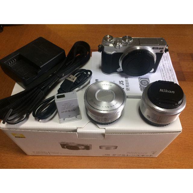 Nikon -  Nikon ミラーレス一眼 Nikon1 J5 ダブルレンズキット シルバー