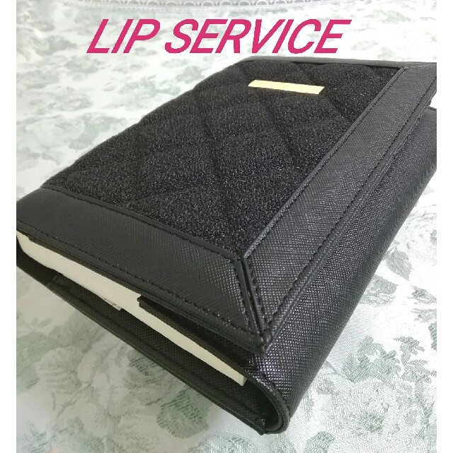 LIP SERVICE(リップサービス)の新品未使用 LIP SERVICE　ブック&ノートカバー　BLACK レディースのファッション小物(その他)の商品写真