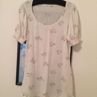 ジェラートピケ(gelato pique)の☆花柄半袖ルームウェア☆(Tシャツ(半袖/袖なし))