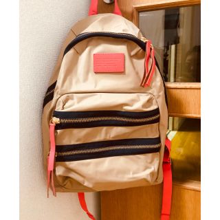 マークバイマークジェイコブス(MARC BY MARC JACOBS)のMarc By Marc Jacobs キャメル色リュック ケイトスペード(リュック/バックパック)