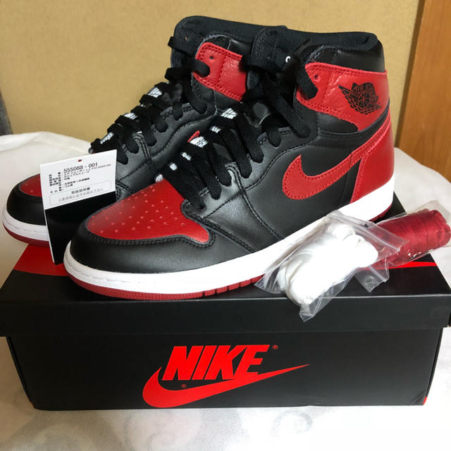 JORDAN 1 RETRO HI OG BRED ジョーダン ブレッド