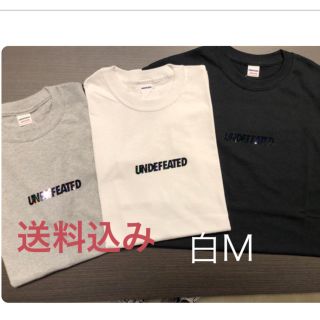 アンディフィーテッド(UNDEFEATED)の白M 送料込み 定価以下 新作 undefeated ホログラムロゴT(Tシャツ/カットソー(半袖/袖なし))